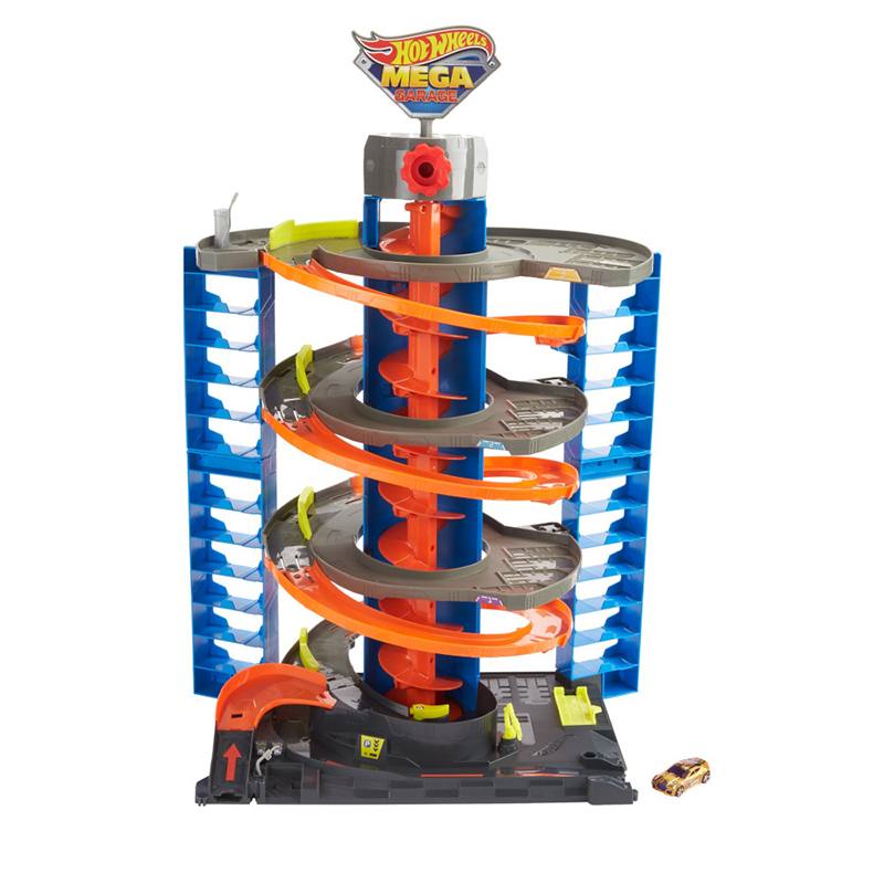 Mattel Hot Wheels City Gtt95 Pista De Carrera Mega Garaje