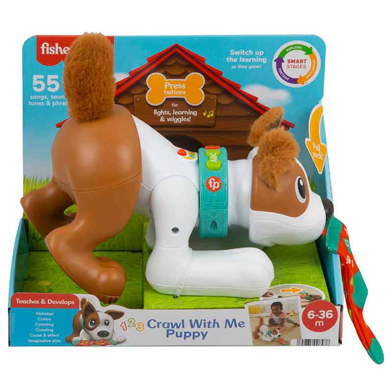 Mattel Fisher Price Hgy56 Cachorro De Aprendizaje Primeros Gateos