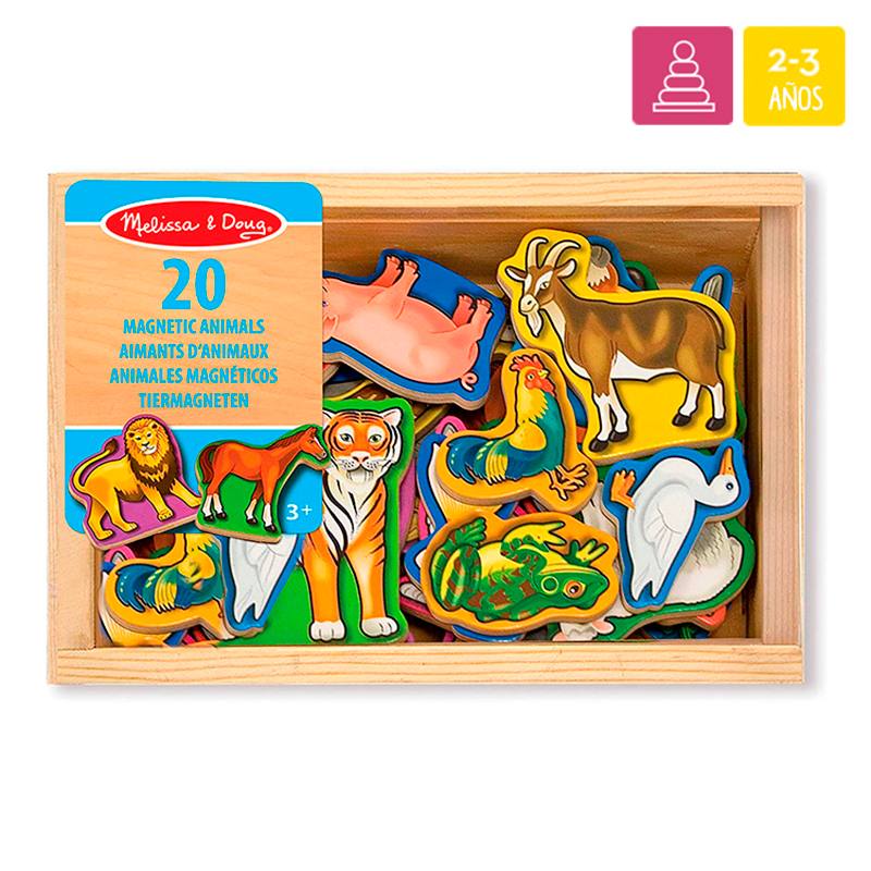 Melissa & Doug 10475 Figuras De Madera-Animales
