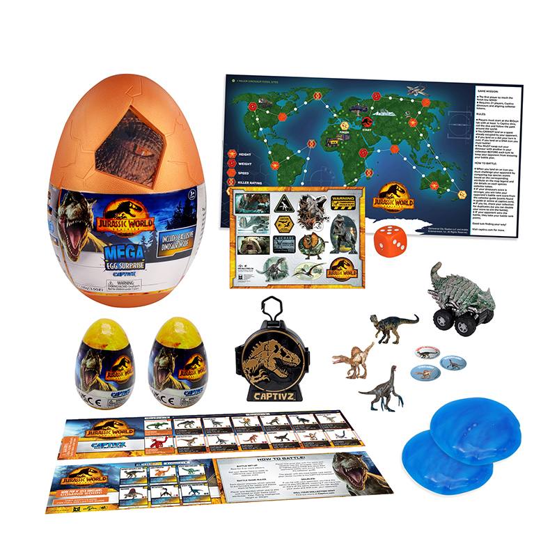 Boing Toys Captivz Jurassik World Tm-Jw-Dmge Mega Huevo Sorpresa