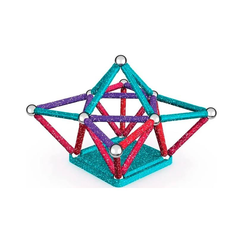 Geomag 536 Barras Con Brillantina Reciclable 60 Pcs