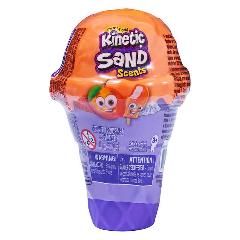 Boing Toys Kinetic Sand 6058757 Contenedor Helado Naranja (Asst 1/2)