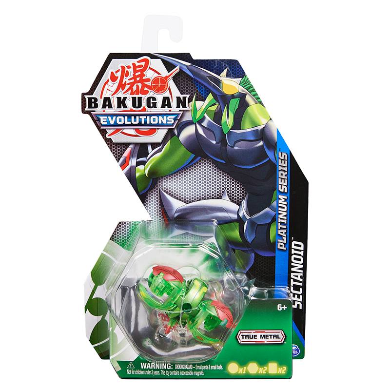 Boing Toys Bakugan 6063393 Evolucion Platinium Series / Sectanoid Verde