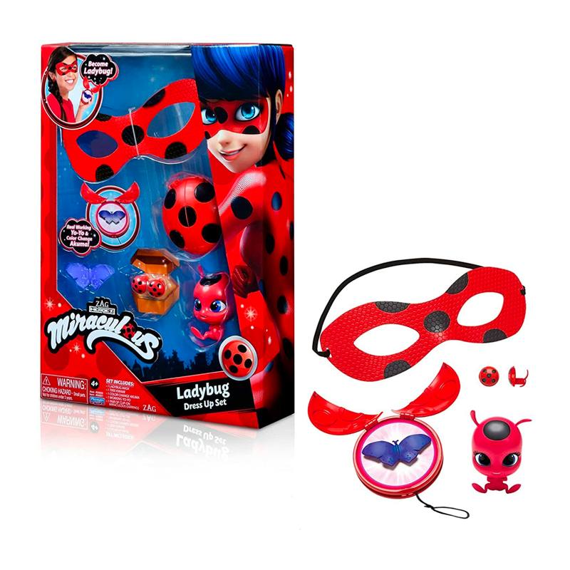 BOING TOYS 50600 Miraculous Set de Antifaz y Cuerda de Ladybug
