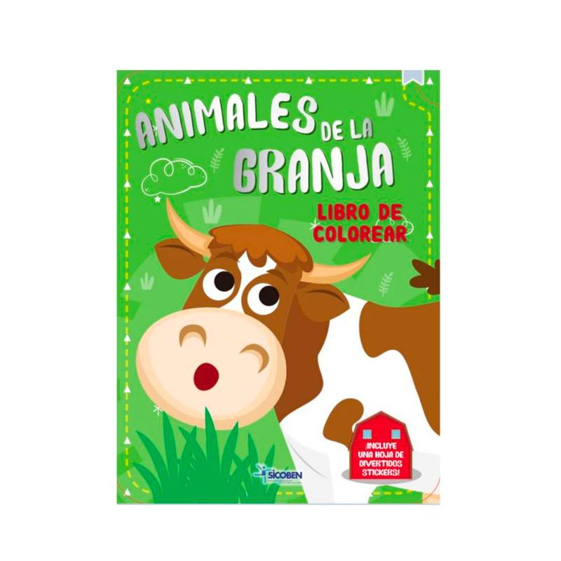 Kadi Libro Coloreo En Casa I Animales De La Granja (Asst 4/4)