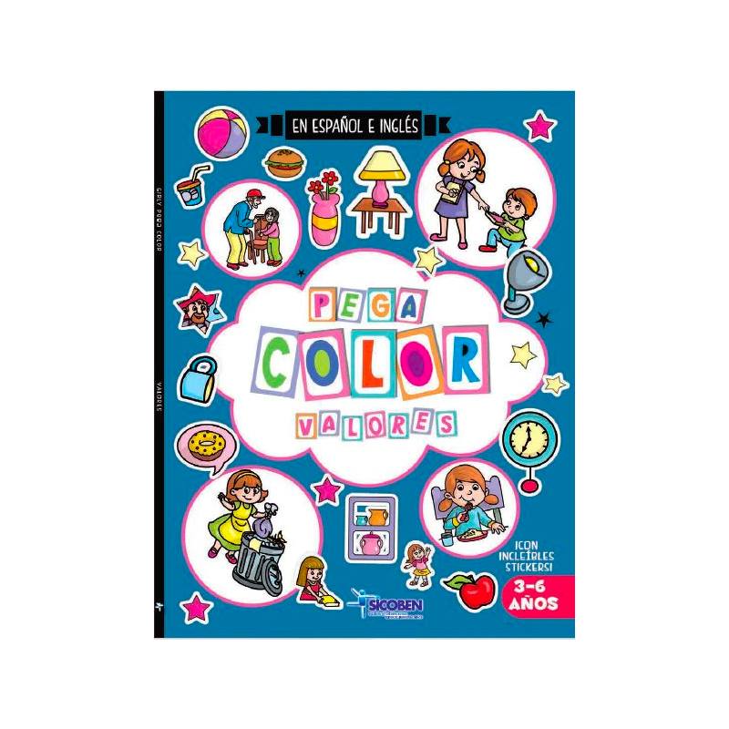 KADI Libro Pega Color Girly Valores (Asst 2/2)