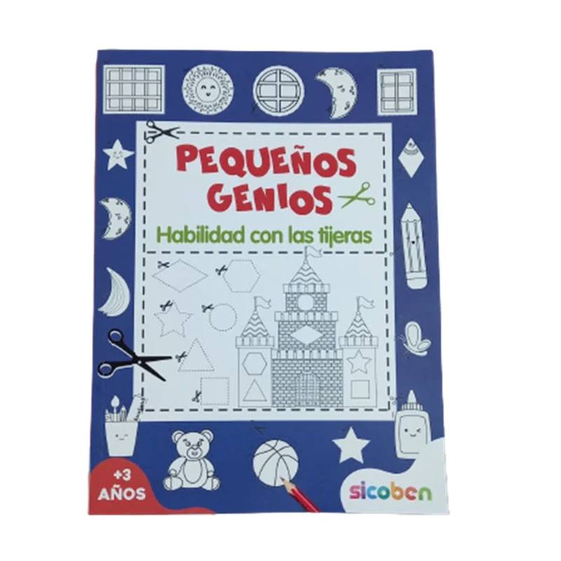 KADI Libro Pequeños Genios Habilidad con las tijeras (Asst 2/2)