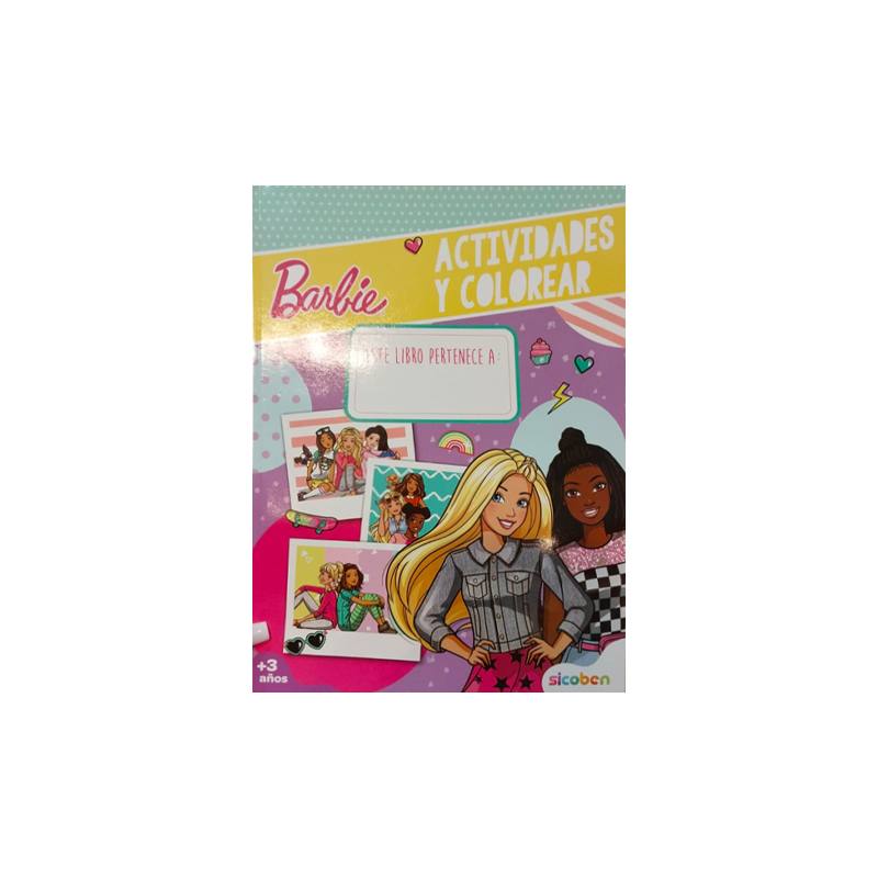 Kadi Libro Actividades Y Colorear Barbie Morado (Asst 1/2)