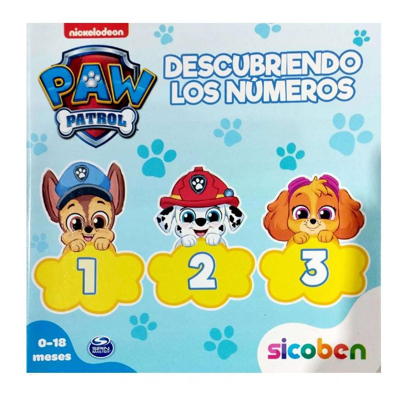 Kadi Libro Descubriendo Con Paw Patrol Infant Descubriendo Los Numeros (Asst 1/2)