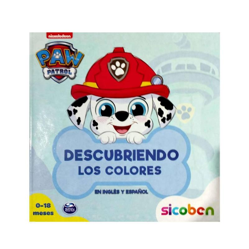 Kadi Libro Descubriendo Con Paw Patrol Infant Descubriendo Los Colores (Asst 2/2)
