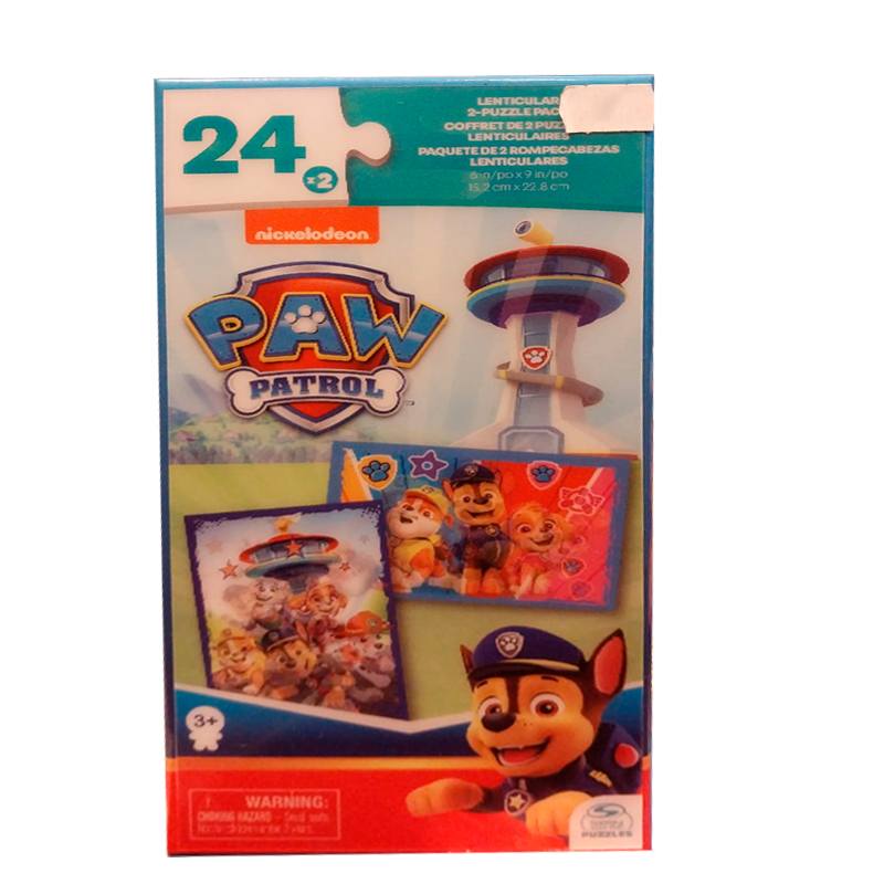 Spin Master Games 6066801 Rompecabezas Lenticulares Caja De 24 Pzs