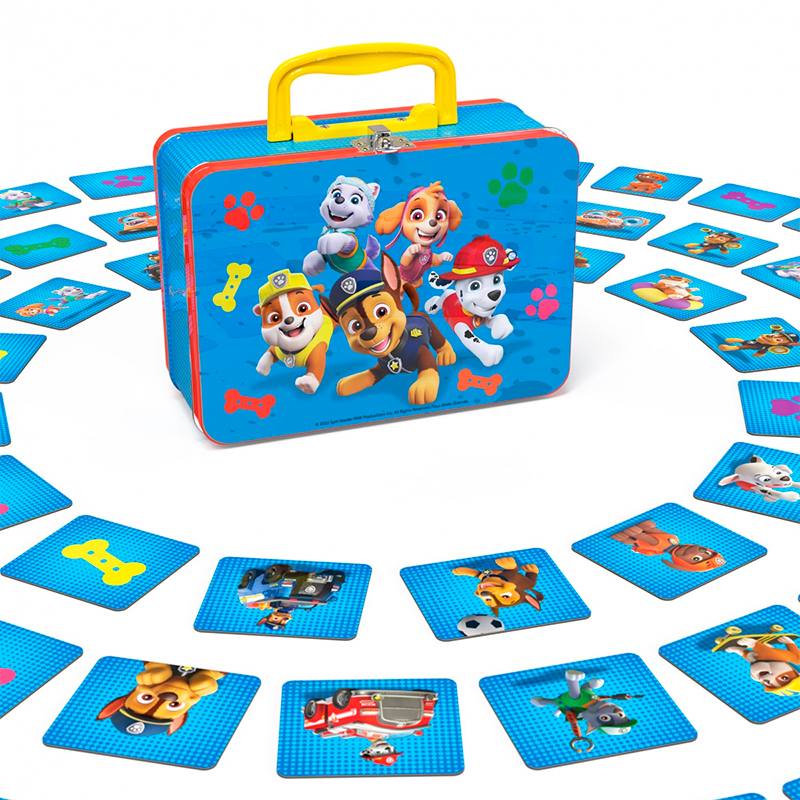 Spin Master Paw Patrol 6066827 Juego De Memoria Mini Lata