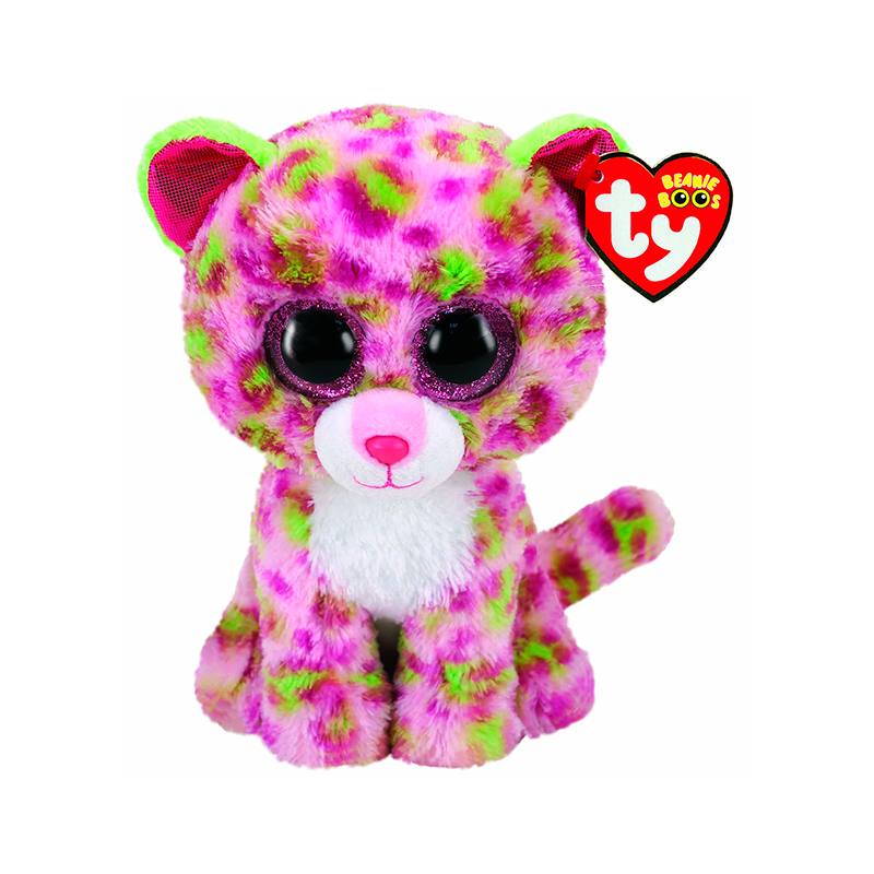 Boing Toys Ty Beanie Boos 36312 Ainey Leopardo Rosa