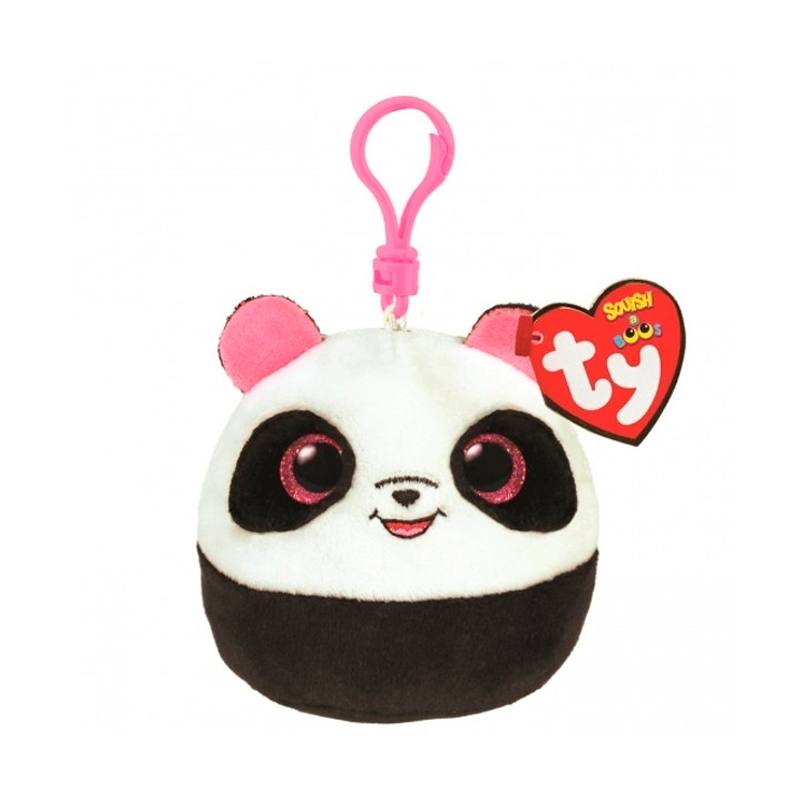 Boing Toys Ty Squish A Boos 39571 Bamboo Panda Clip