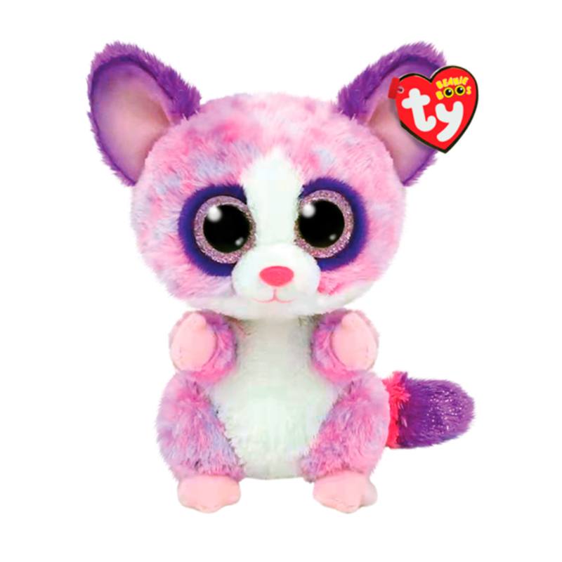 Boing Toys Ty Beanie Boos 36395 Becca Lémur Rosado