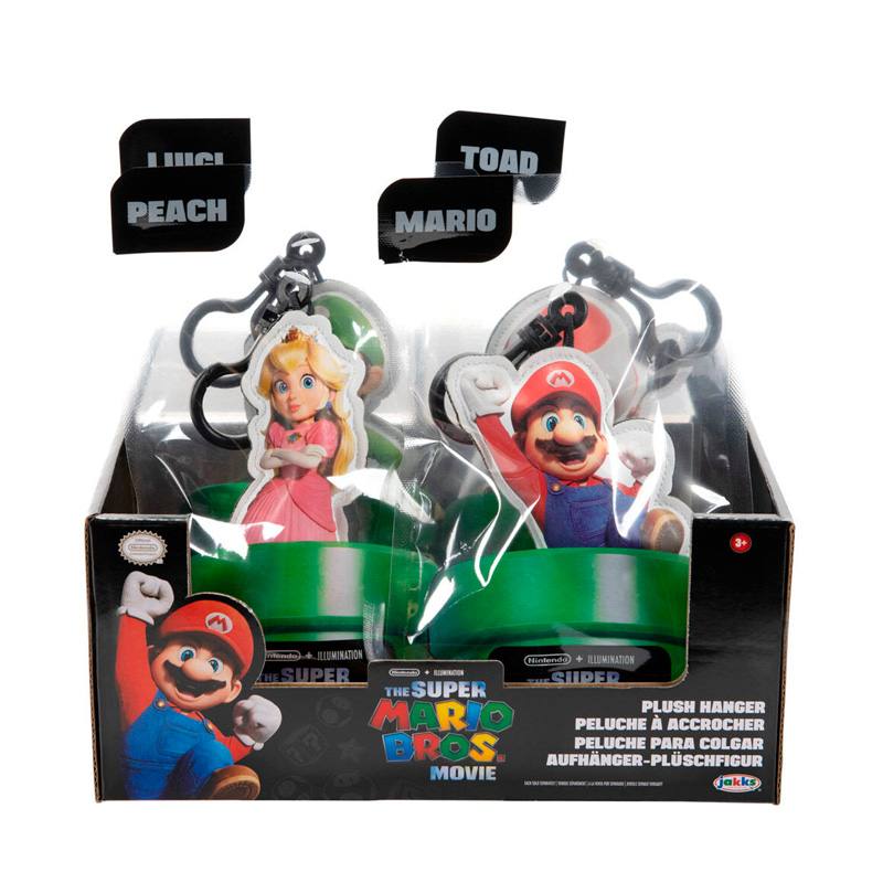 JAKKS PACIFIC Nintendo 417234 Peluche Super Mario Bros La Pelicula  Asst