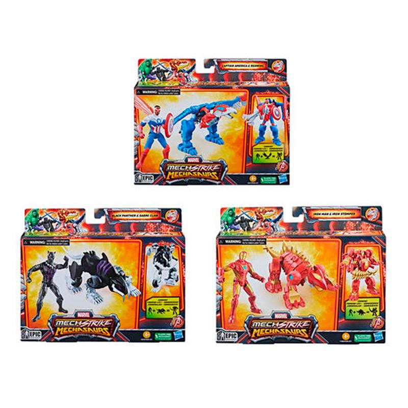 Hasbro Marvel F6595 Mech Strike Avengers 3.0 4In Surtido