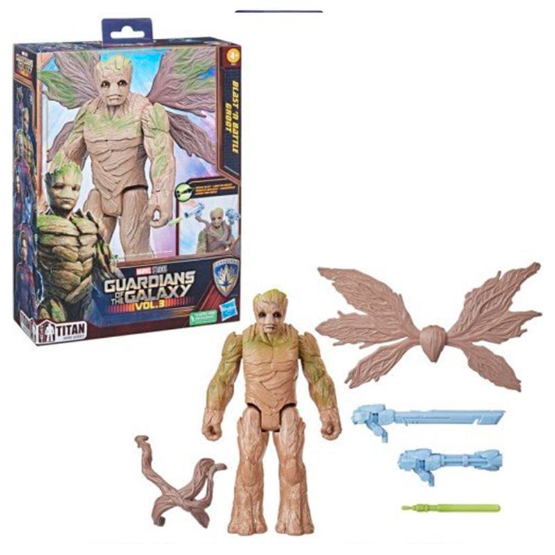 Hasbro Guardianes de la galaxia F6873 Figura 12 Plg Blast N Battle Groot