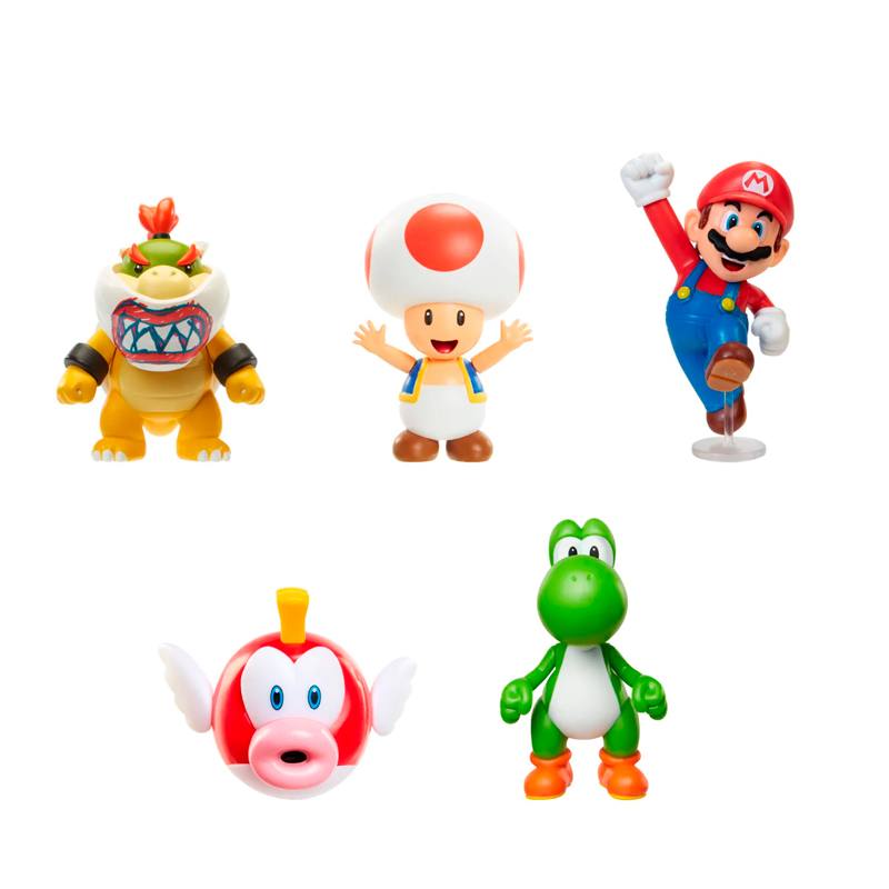 Jakks Pacific Nintendo 418354 Figuras Articuladas Super Mario 2 Figuras
