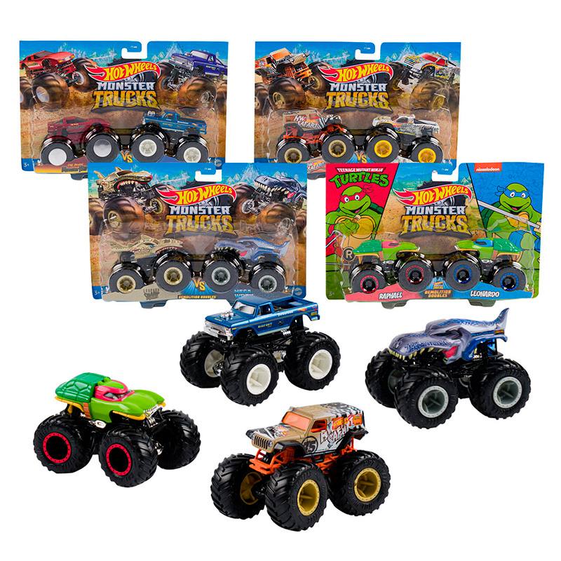 Mattel Hot Wheels Fyj64 Vehiculo Monster Trucks 1:64 Escala Surtido