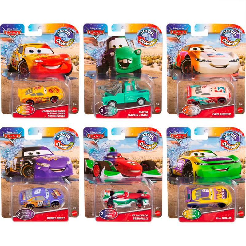 Mattel Disney Pixar Gny94 Vehiculo Cars Cambio De Color Surtido