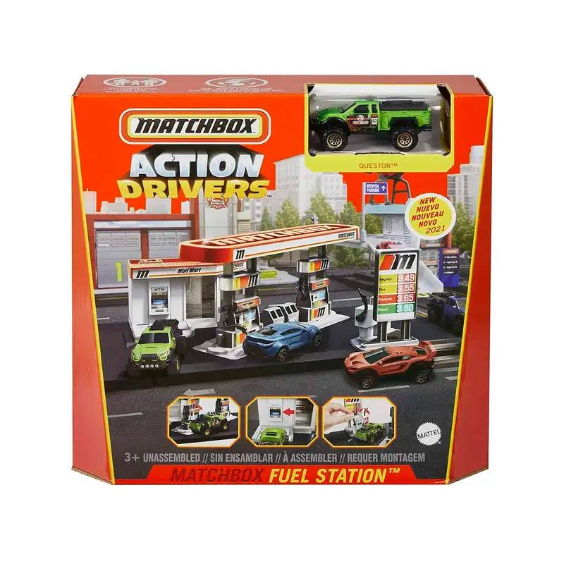 Mattel Matchbox Gvy82 Set Basico  Gasolinera