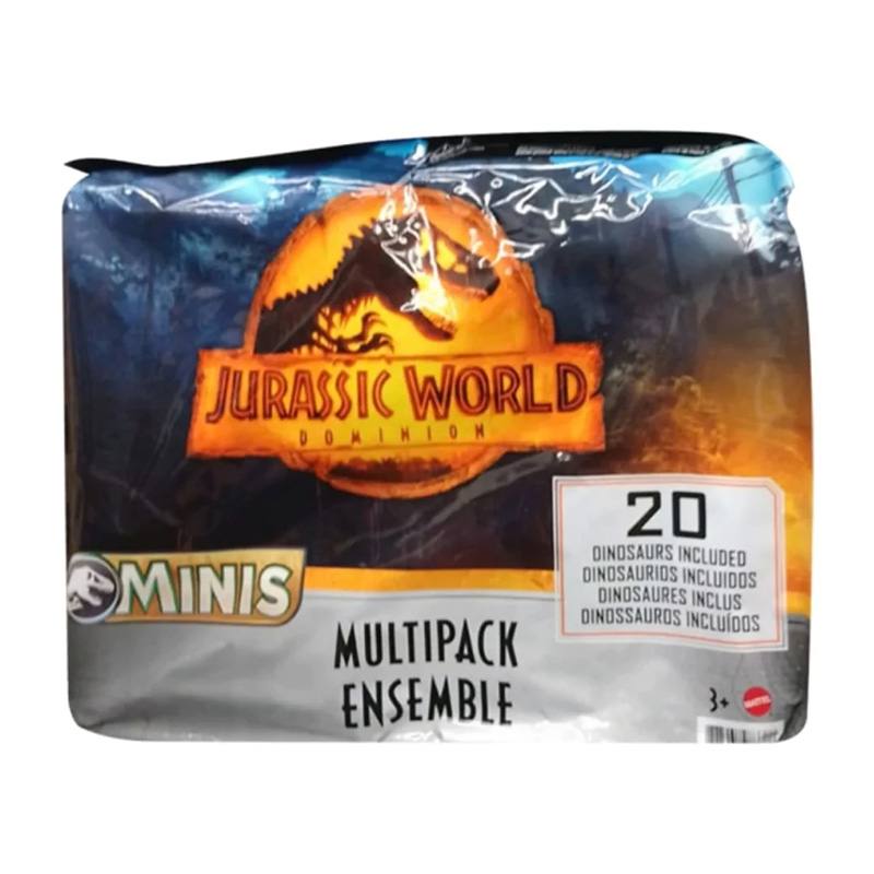 Mattel Jurassic World Gyy79 Set De 20 Mini Figuras