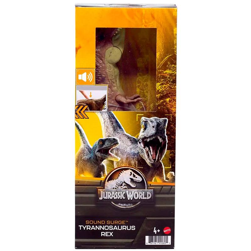 Mattel Jurassic World Hbk21 Dino Figura 12Plg Tiranosaurio Rex Con Sonido