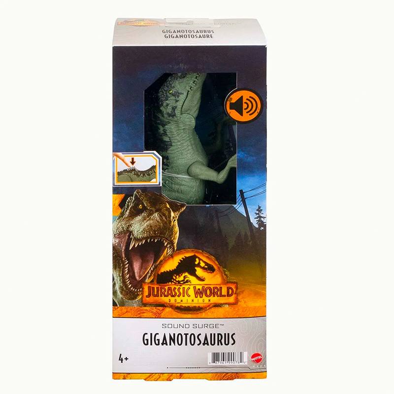 Mattel Jurassic World Hbk22 Dino Figura 12Plg Giganotosario Con Sonido
