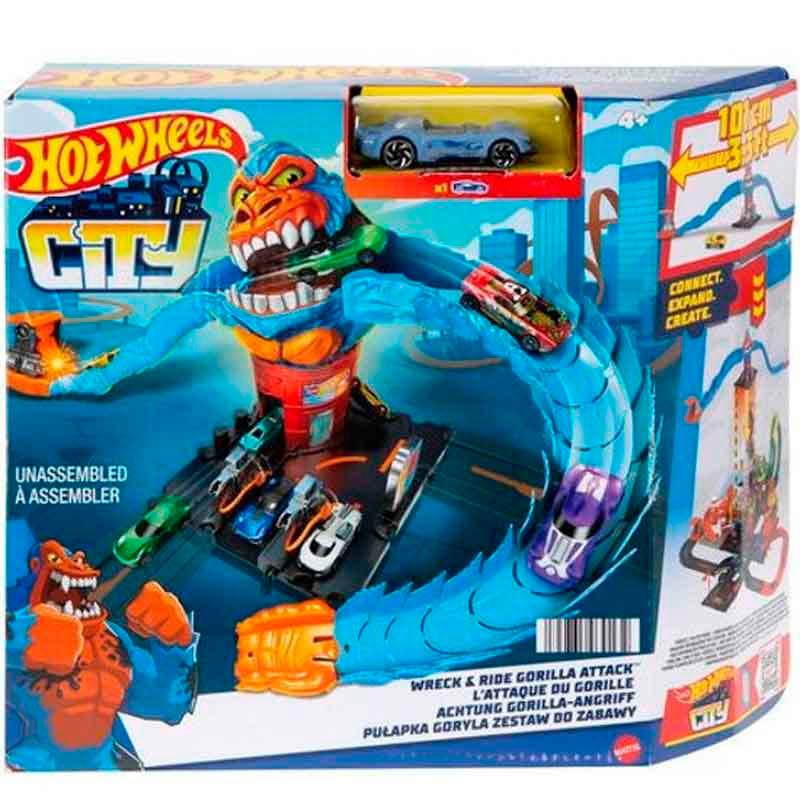 Mattel Hot Wheels Hdr30 Pista Nemesis Gorila