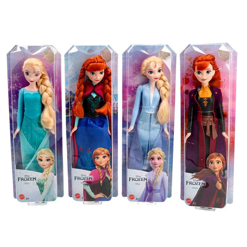 Mattel Disney Hlw46 Muñeca Basica Frozen Surtido