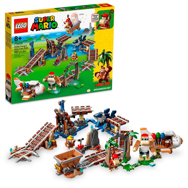 Lego Super Mario Bros 71425 Set De Vagon  Miner De Diddy Kong