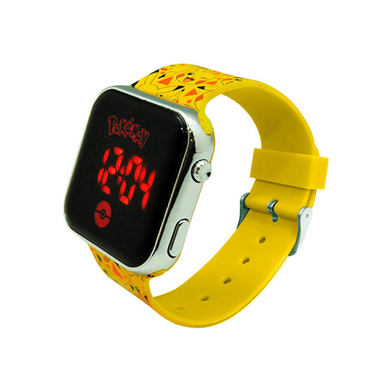 Boing Toys Pokémon Pok3045 Reloj Parpadeante Lcd Amarillo