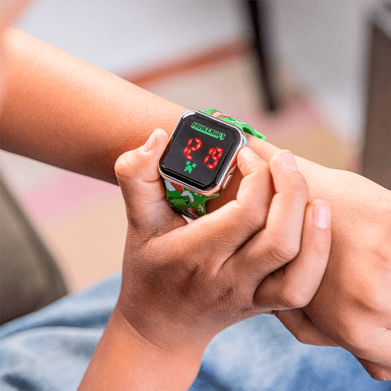 Boing Toys Minecraft Min4129 Reloj Led Verde