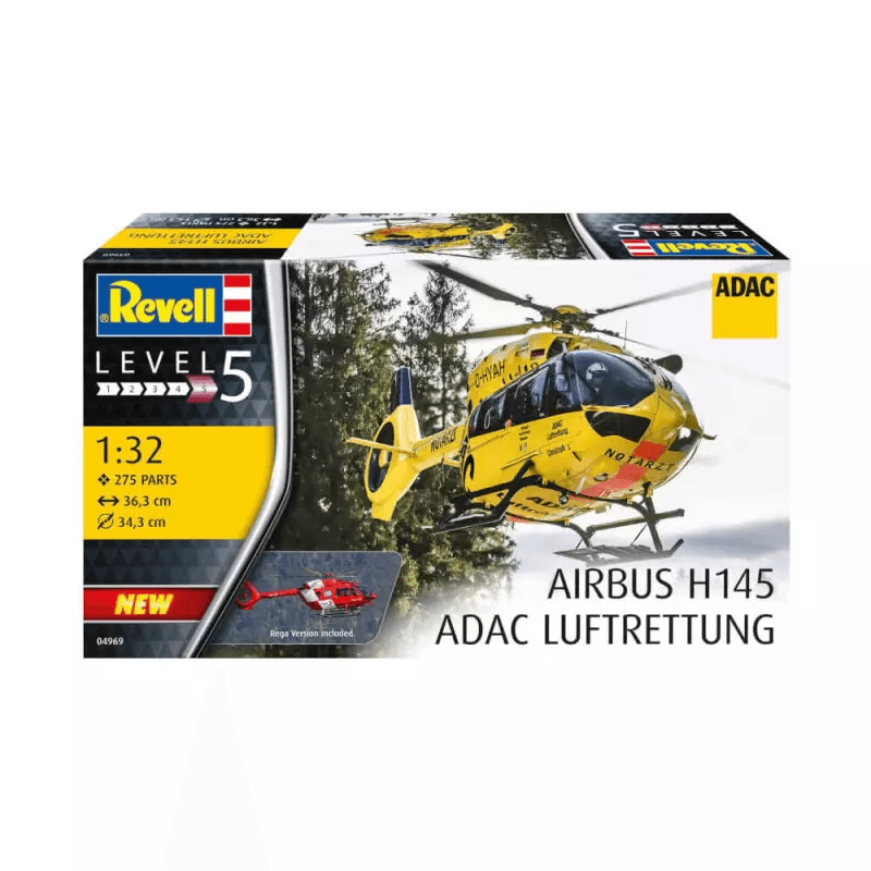 Revell Model 04969 Helicoptero H145 Adac/Rega Escala 1:32