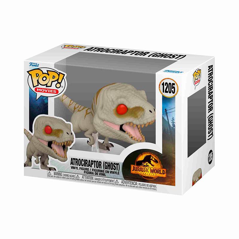 Funko Pop! 55289 Jurassic World Dominion #1205 Atrociraptor Ghost