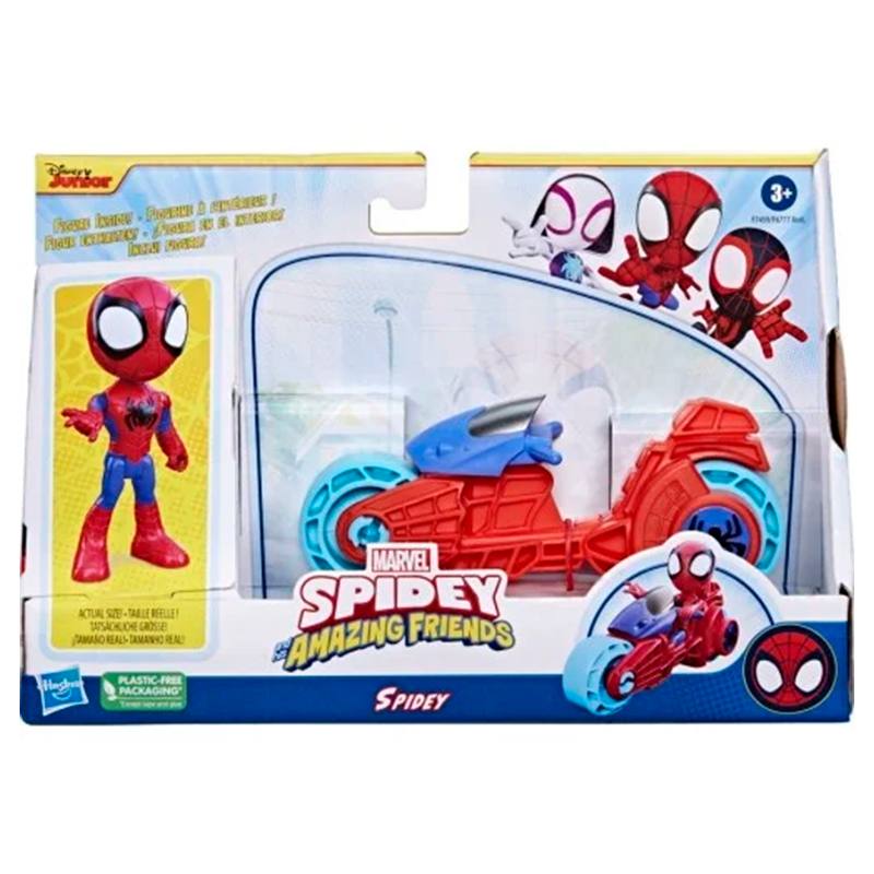Hasbro Marvel F6777 Spider Amazing Friends Motocicleta Surtido