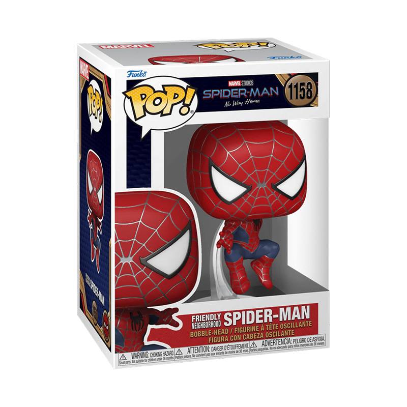 Funko Pop! 67607 Figura De Accion Spider-Man #1158 Friendly Spider-Man