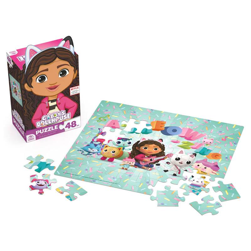 Spin Master Gabby'S Dollhouse 6065937 Rompecabezas 48 Pzs