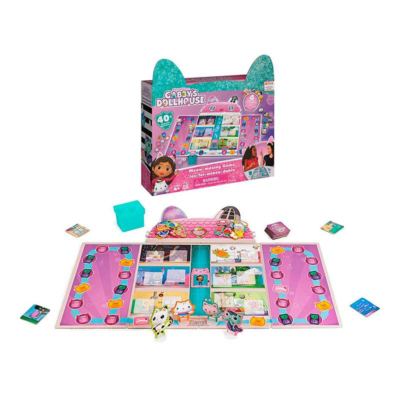 Spin Master Gabby'S Dollhouse 6065769 Juego De Mesa Miau