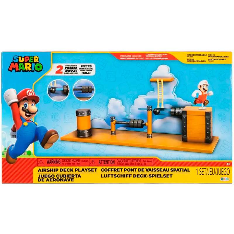 Jakks Pacific Nintendo 416354 Super Mario Juego Cubierta De Aeronave