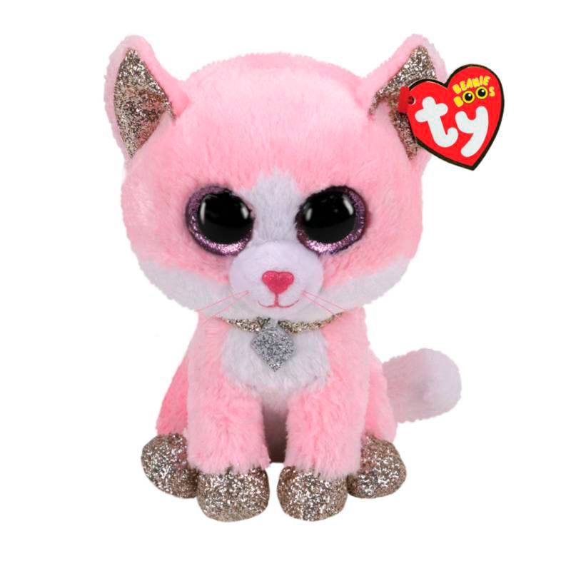 Boing Toys Ty Beanie Boos 36489 Fiona Gato Rosado