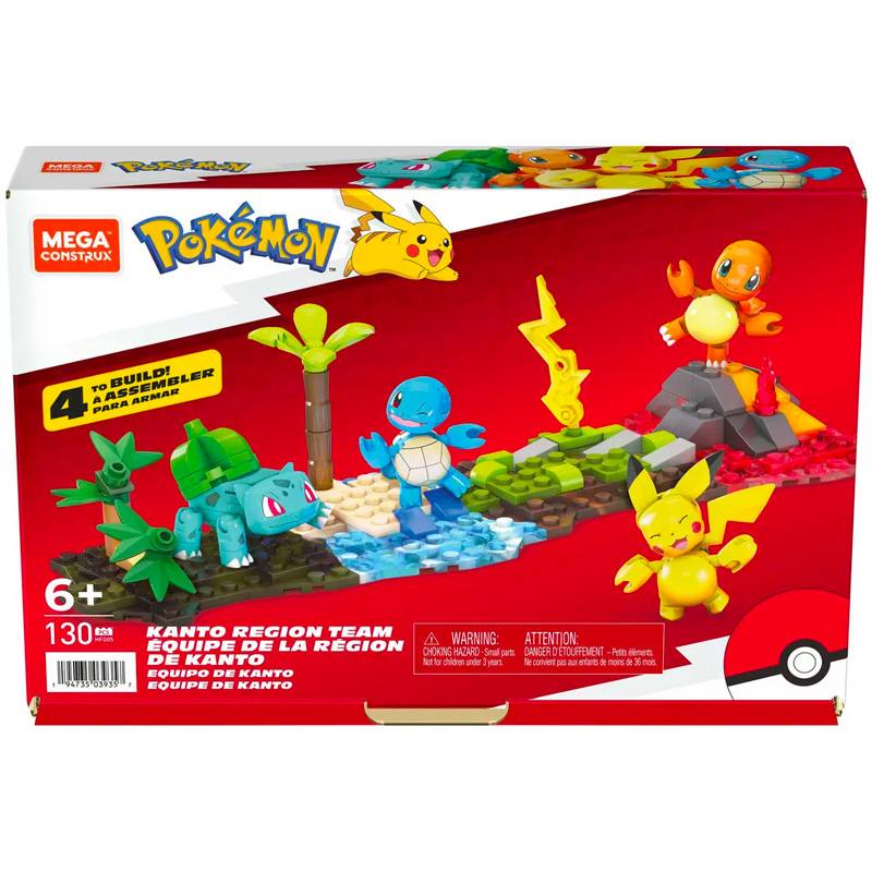 Mattel Mega Construx Hfg05 Pokémon Set Equipo De Kanto