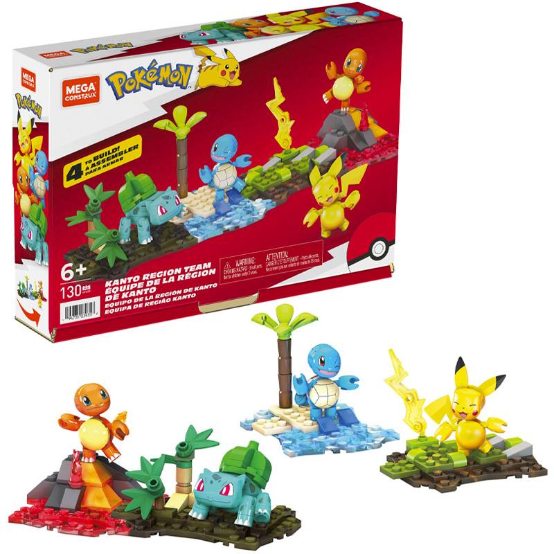 Mattel Mega Construx Hfg05 Pokémon Set Equipo De Kanto