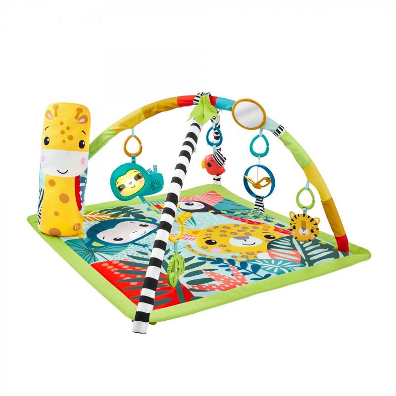 Mattel Fisher Price Hjw08 Gimnasio Sensorial 3 En 1 Rainforest