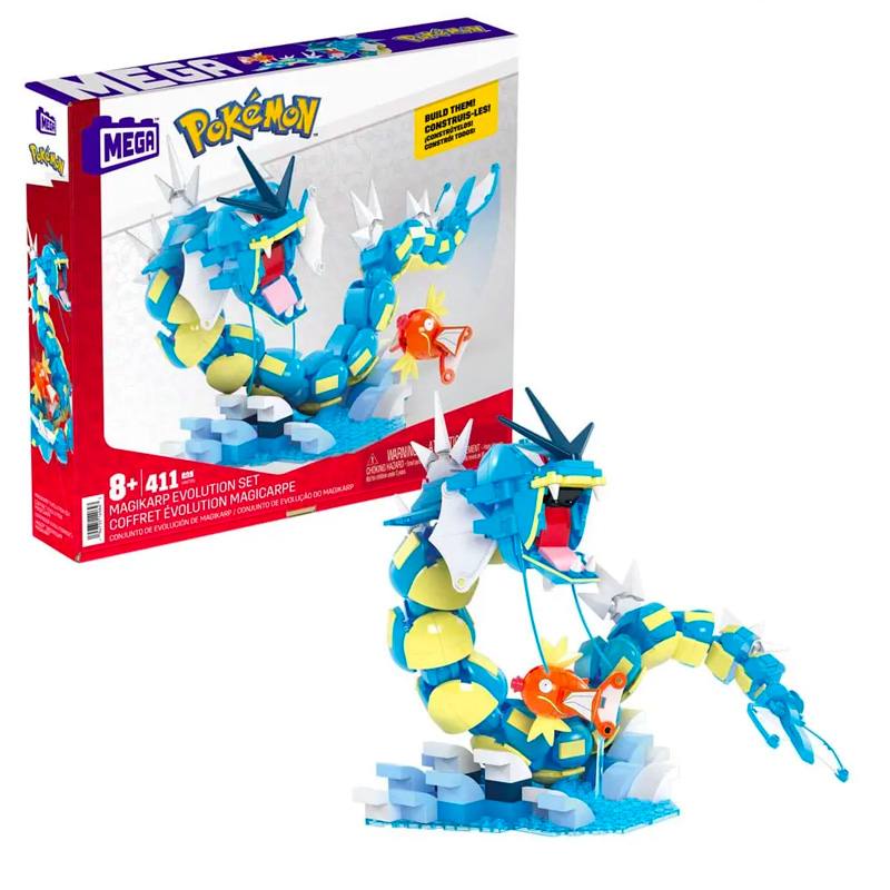 Mattel Mega Construx Hnt95 Pokémon Set De Evolución De Magikarp
