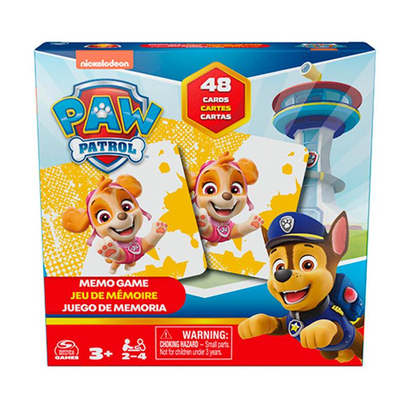 Spin Master Games 6066852 Paw Patrol Juego De Memoria 48 Pzs.