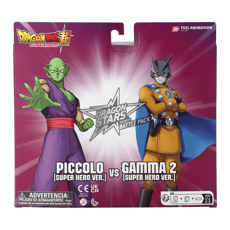 Bandai Namco 37173 Figura De Accion Dragon Ball Stars Battle Pack Piccolo Vs Gamma 12 Plg
