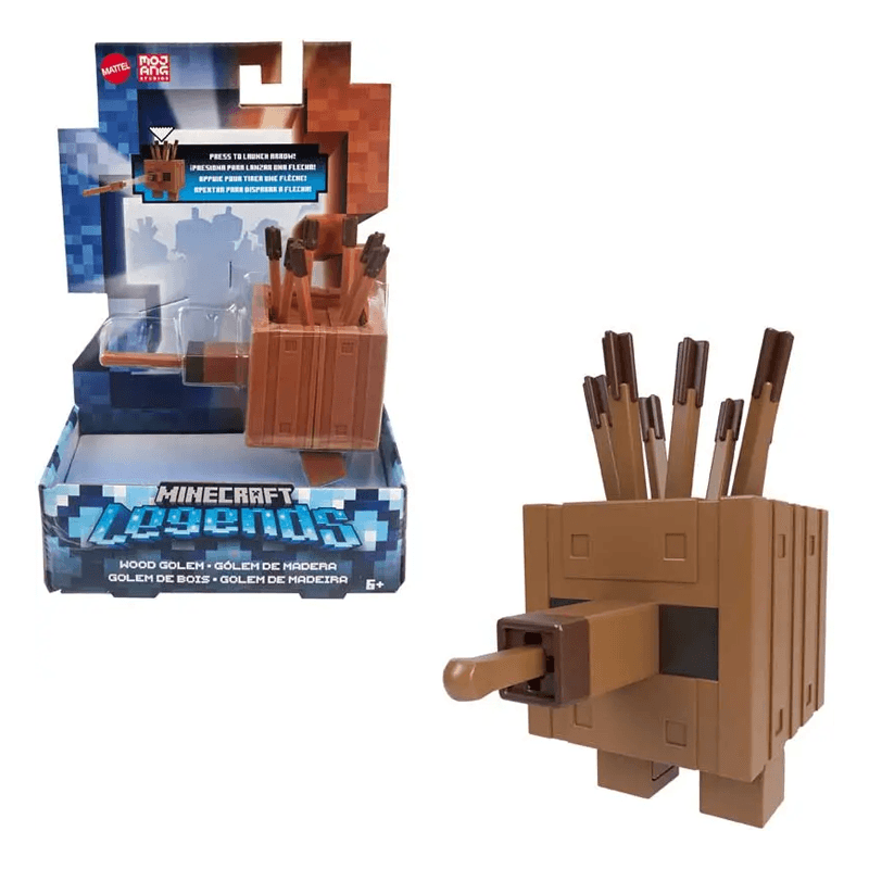 Bandai Namco Gyr78 Minecraft Legends Figura De Acción Fidget De 3.25 Plg