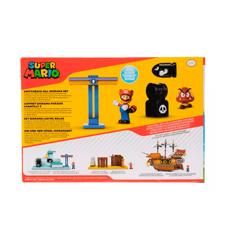 Jakks Pacific Nintendo 411804 Set Con Figura 2,5 Plg Diorama Las Mil Balas